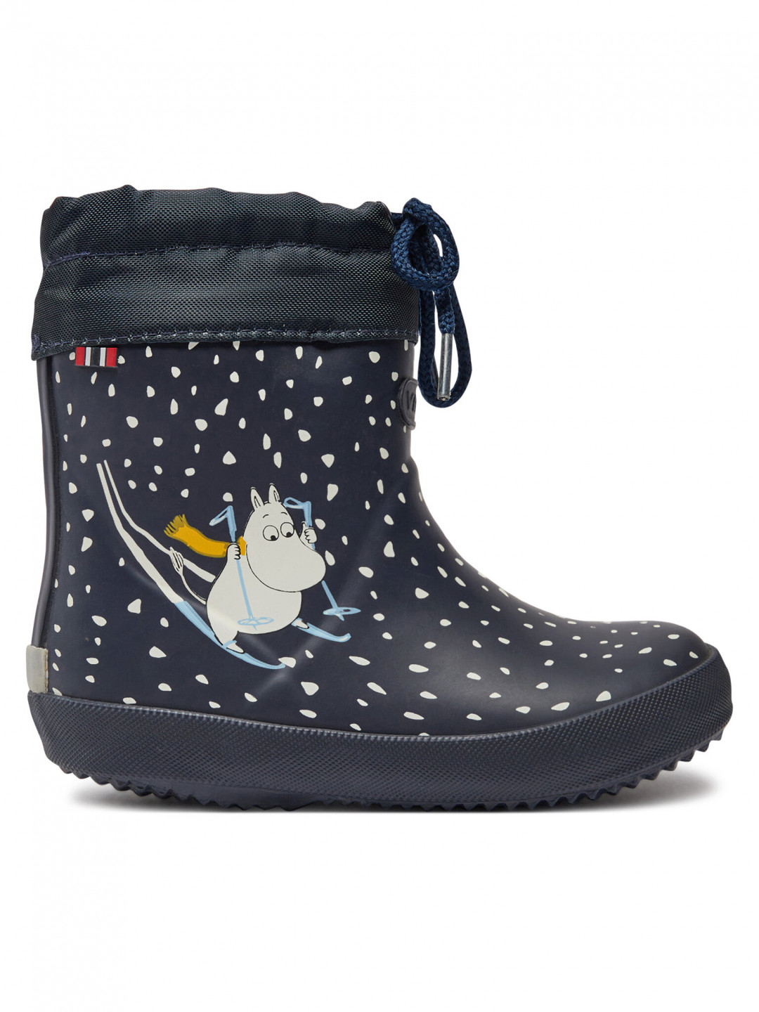 Viking Holínky Alv Indie Warm Moomin 1-13520-5 Tmavomodrá
